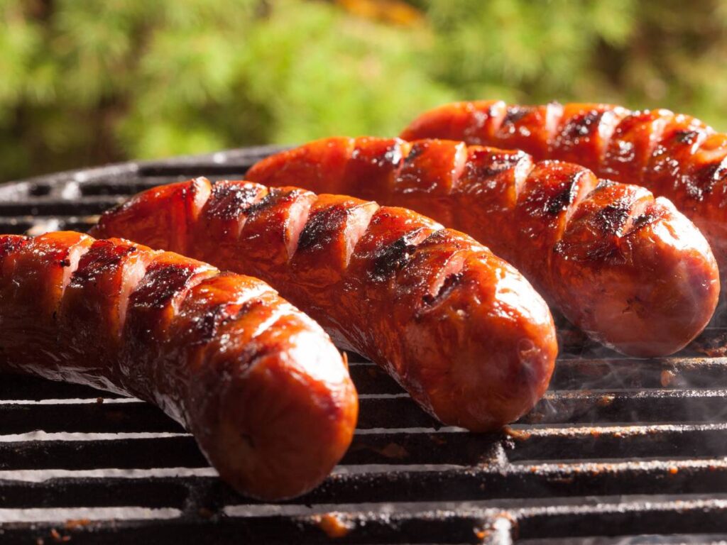 Czy pies może jeść kiełbasę? 13 Kiełbasa na grillu